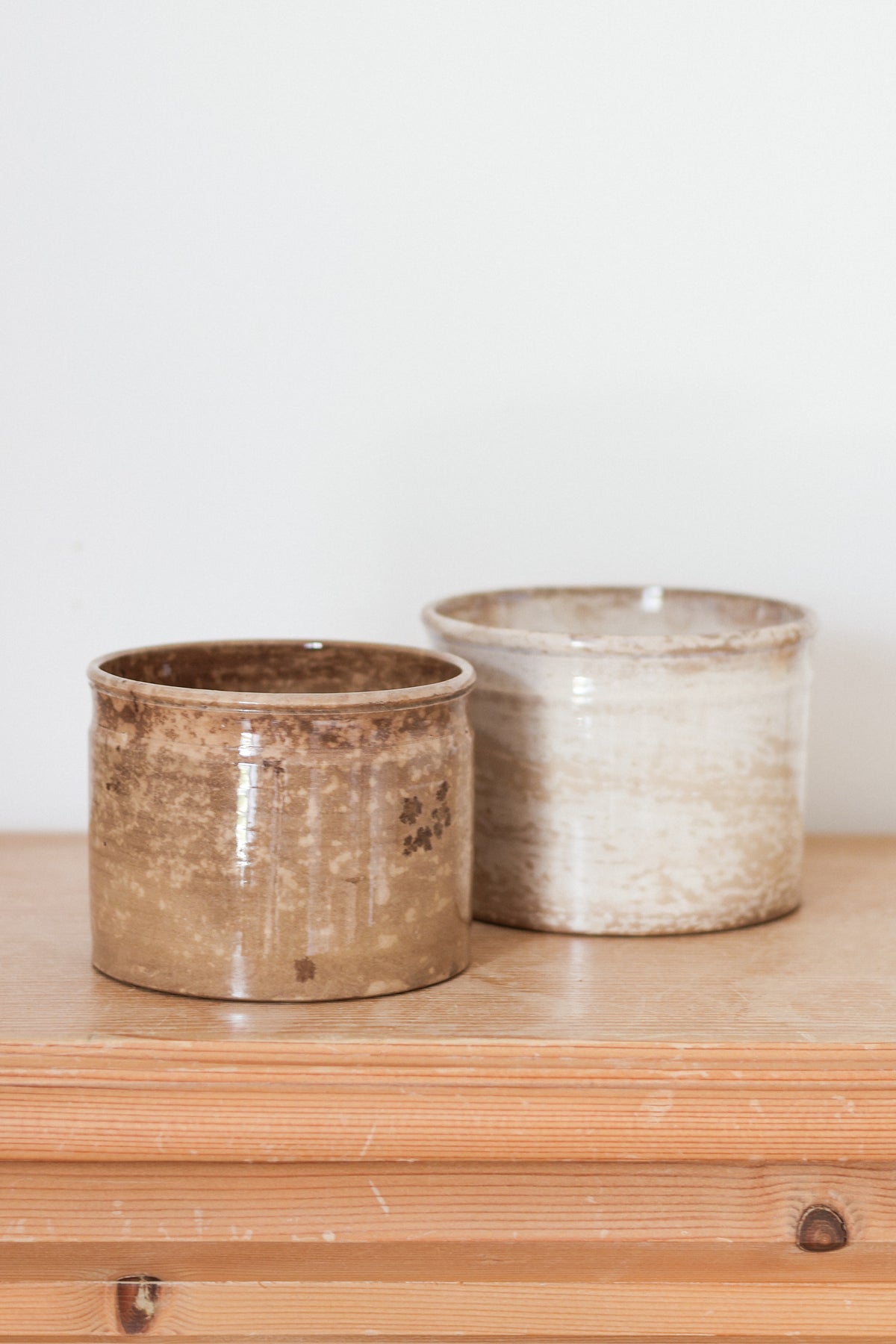 Antique French Confiture Pots
