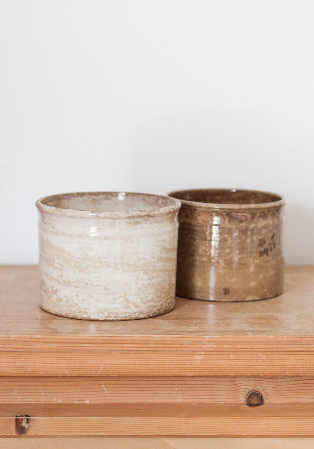 Antique French Confiture Pots