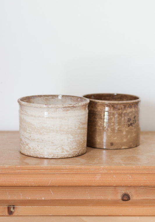 Antique French Confiture Pots