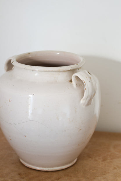 Mini Antique French Martres-Tolosane Confit Pot