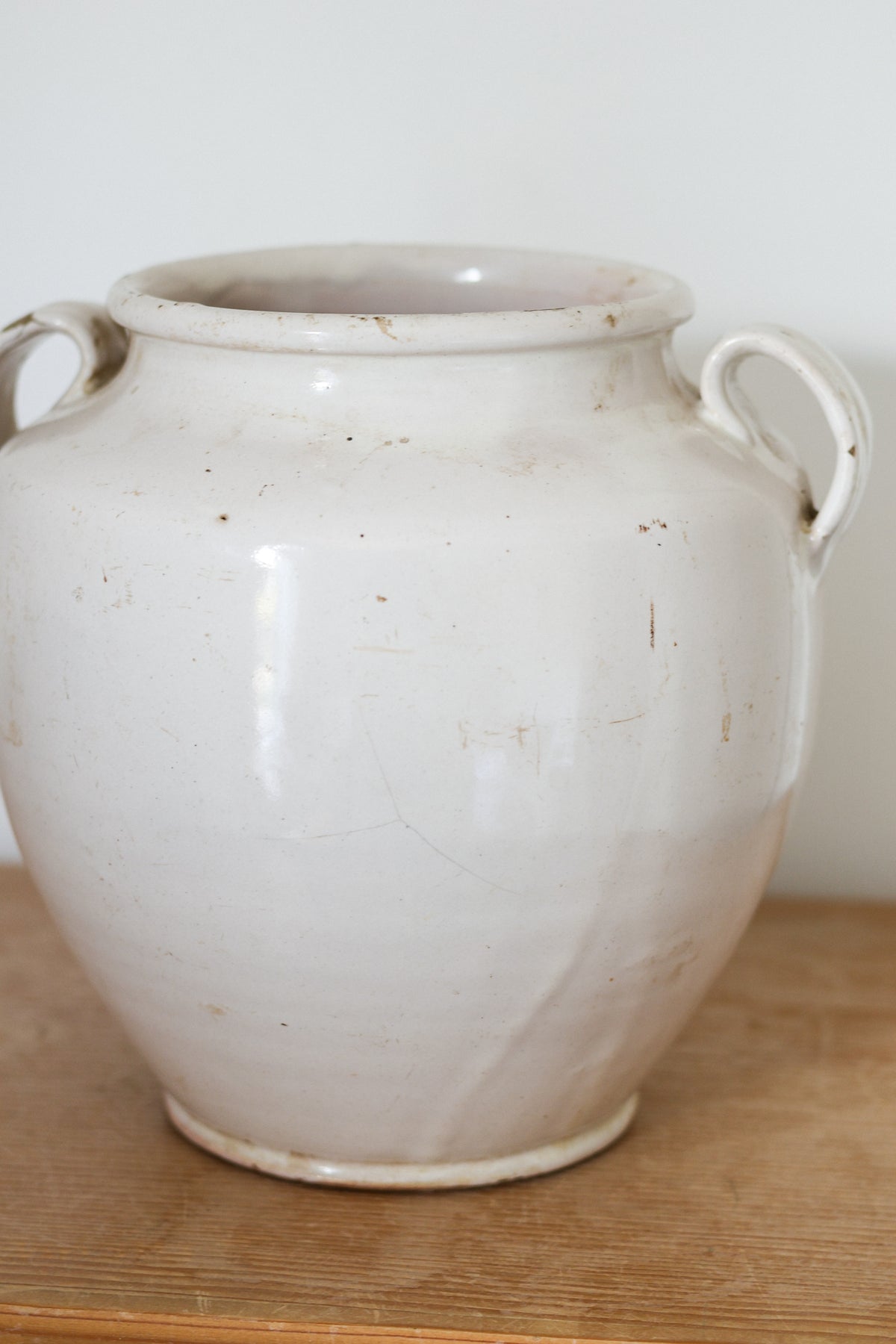 Mini Antique French Martres-Tolosane Confit Pot