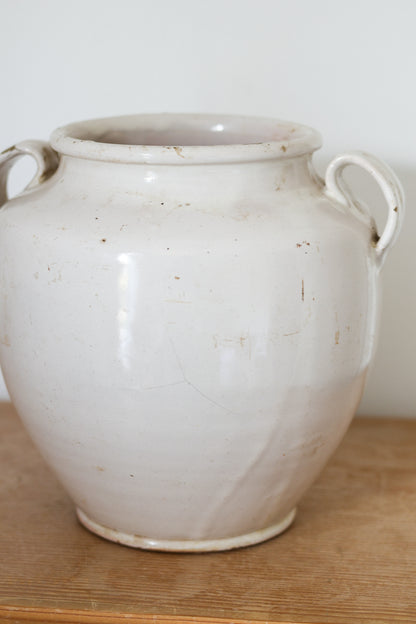 Mini Antique French Martres-Tolosane Confit Pot