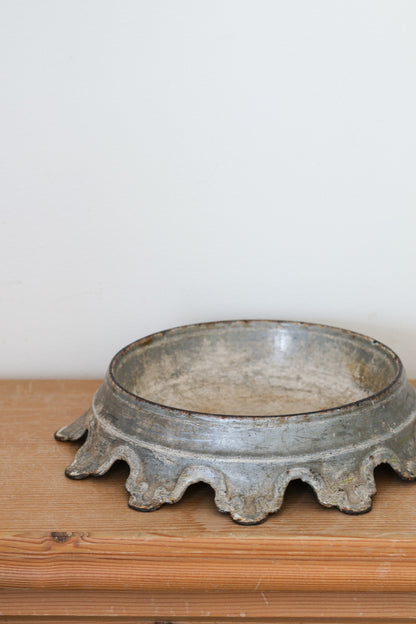 Antique French Cast Iron Spittoon / Crachoir